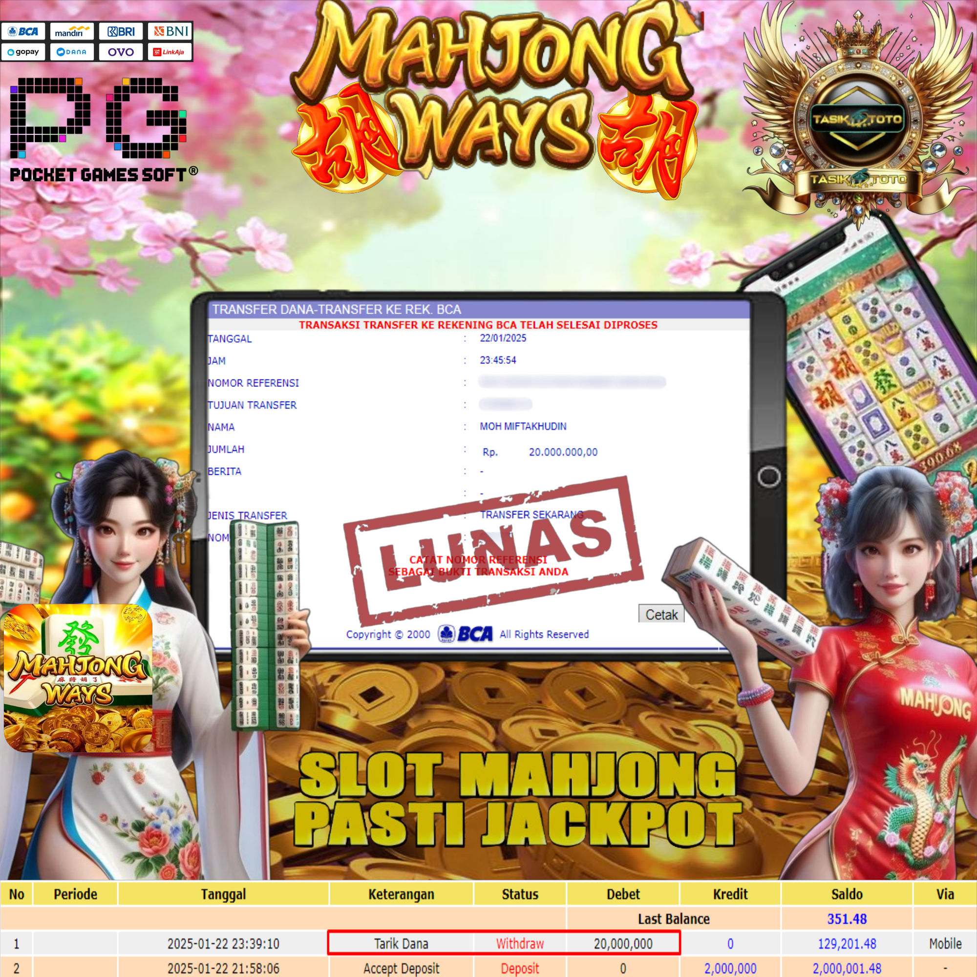 BUKTI JP TASIKTOTO – 23 JANUARI 2025