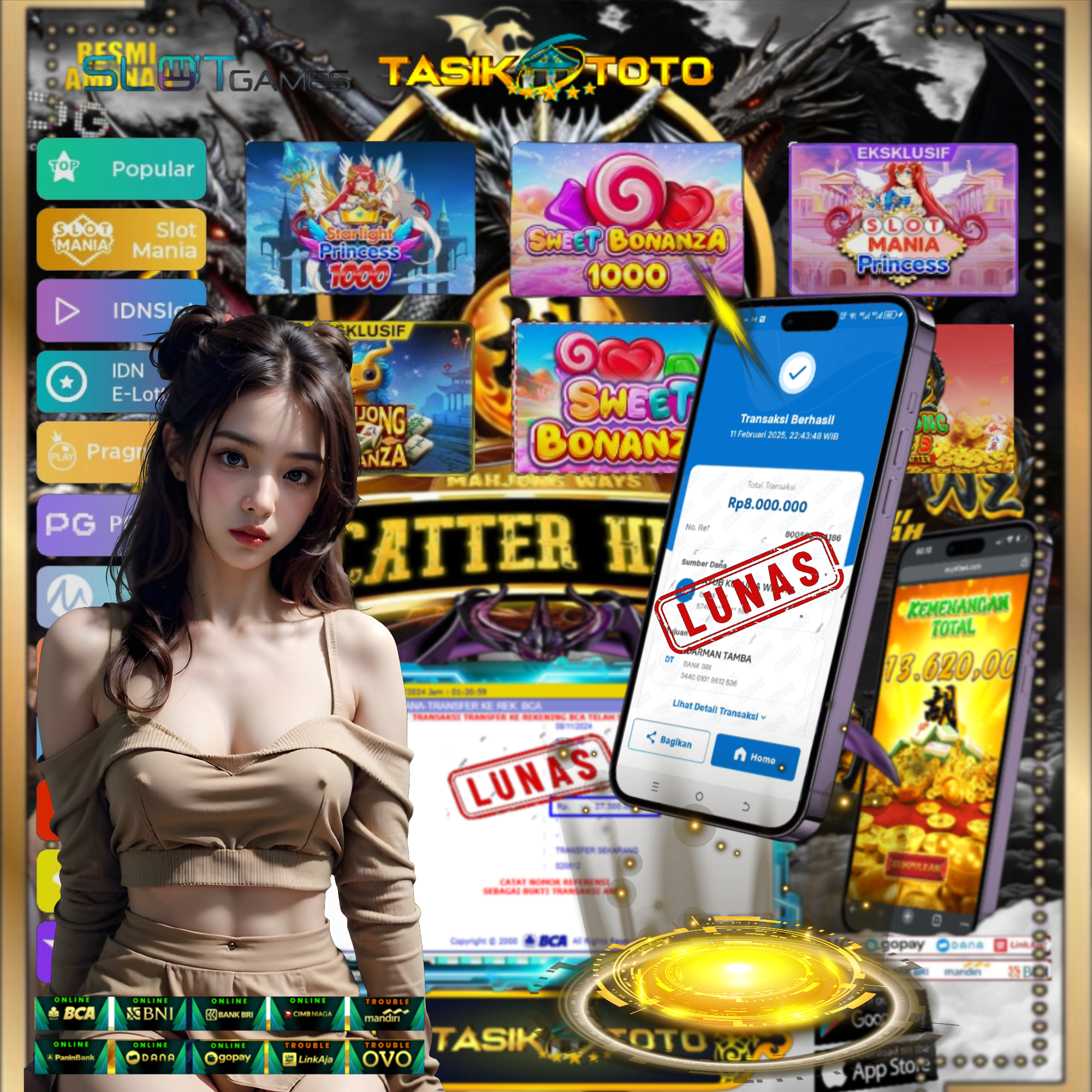 BUKTI JP TASIKTOTO – 12 FEBRUARI 2025