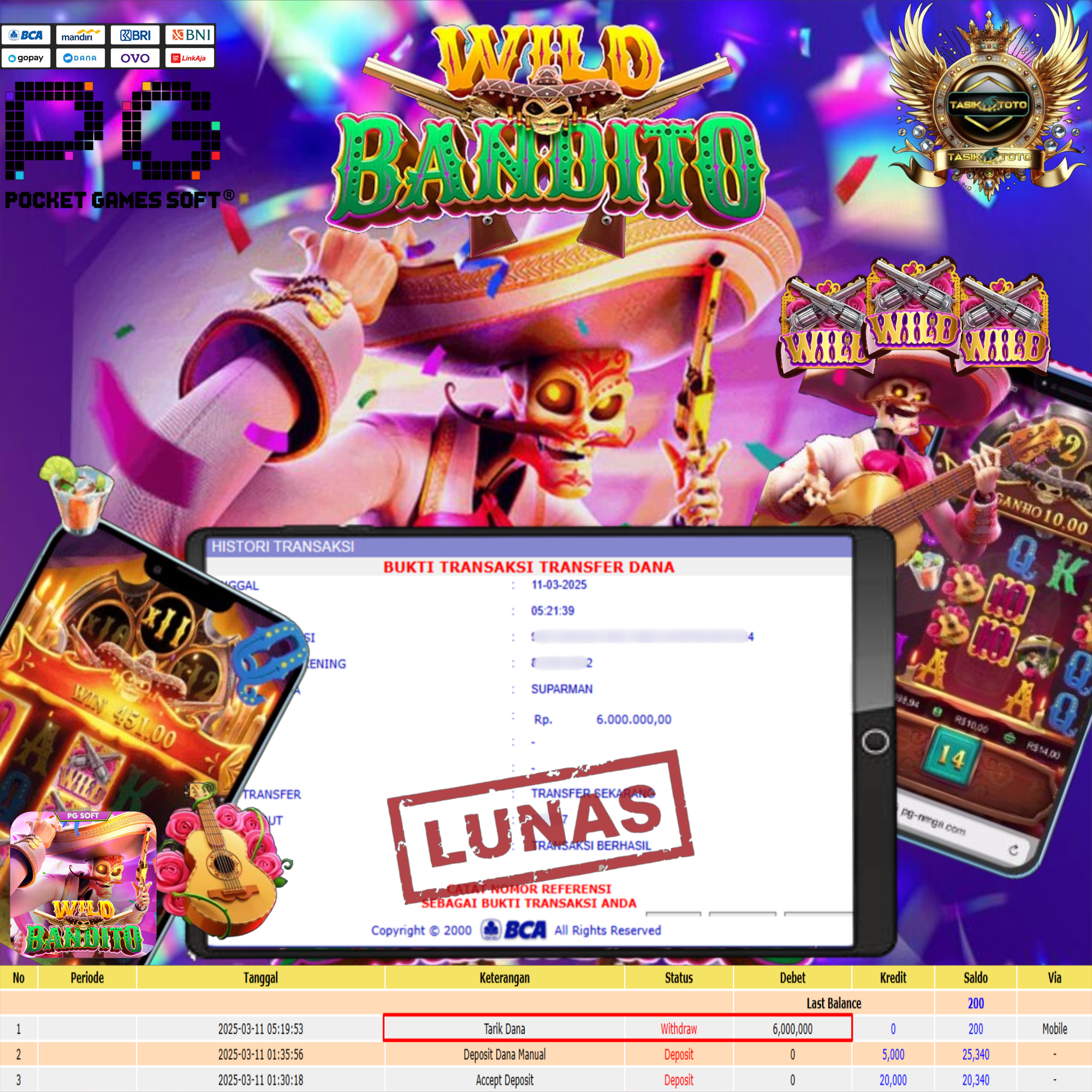 BUKTI JP TASIKTOTO – 11 MARET 2025