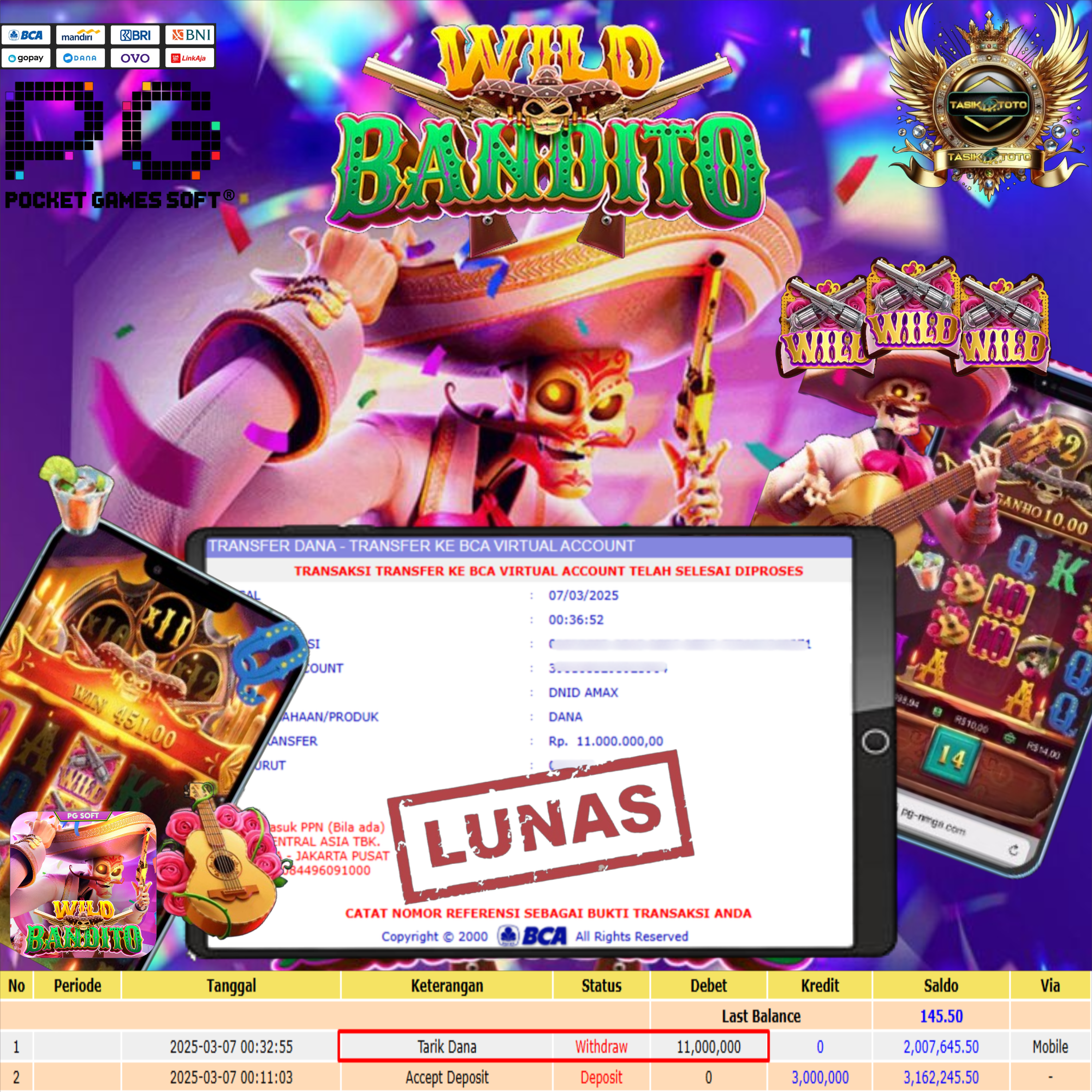 BUKTI JP TASIKTOTO – 07 MARET 2025