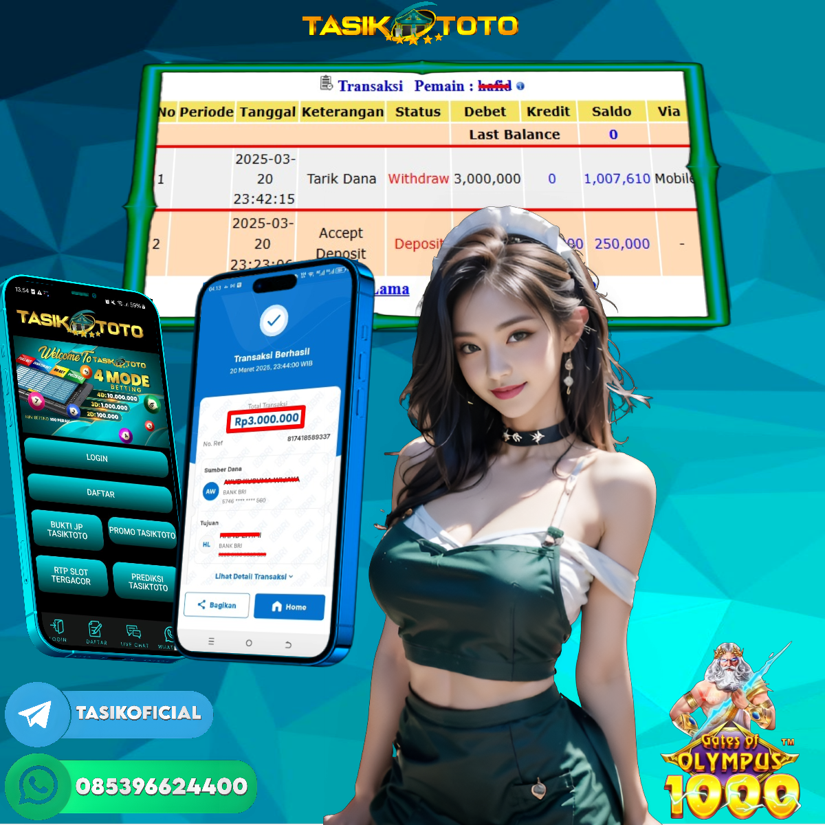 BUKTI JP TASIKTOTO – 21 MARET 2025