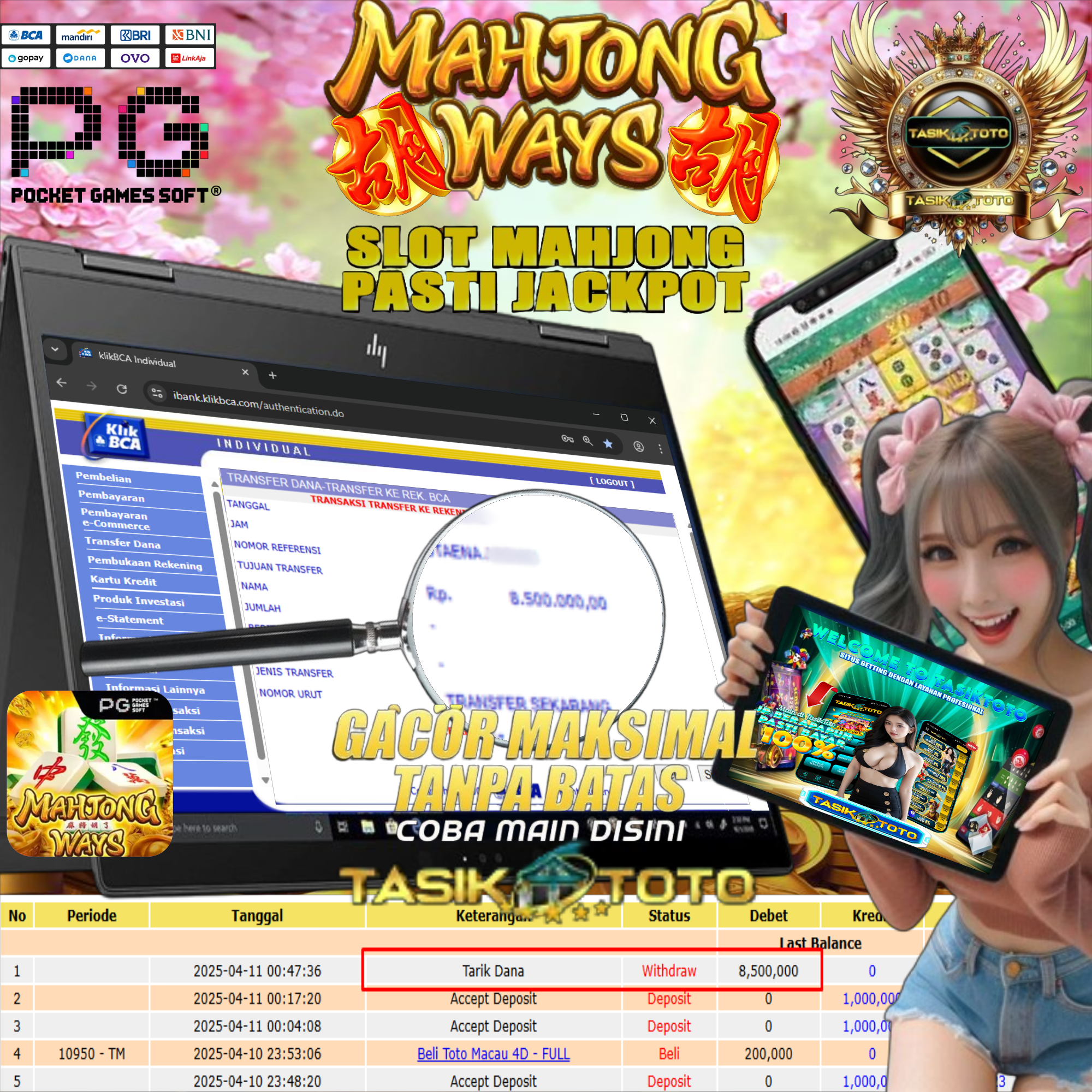 BUKTI JP TASIKTOTO – 11 APRIL 2025