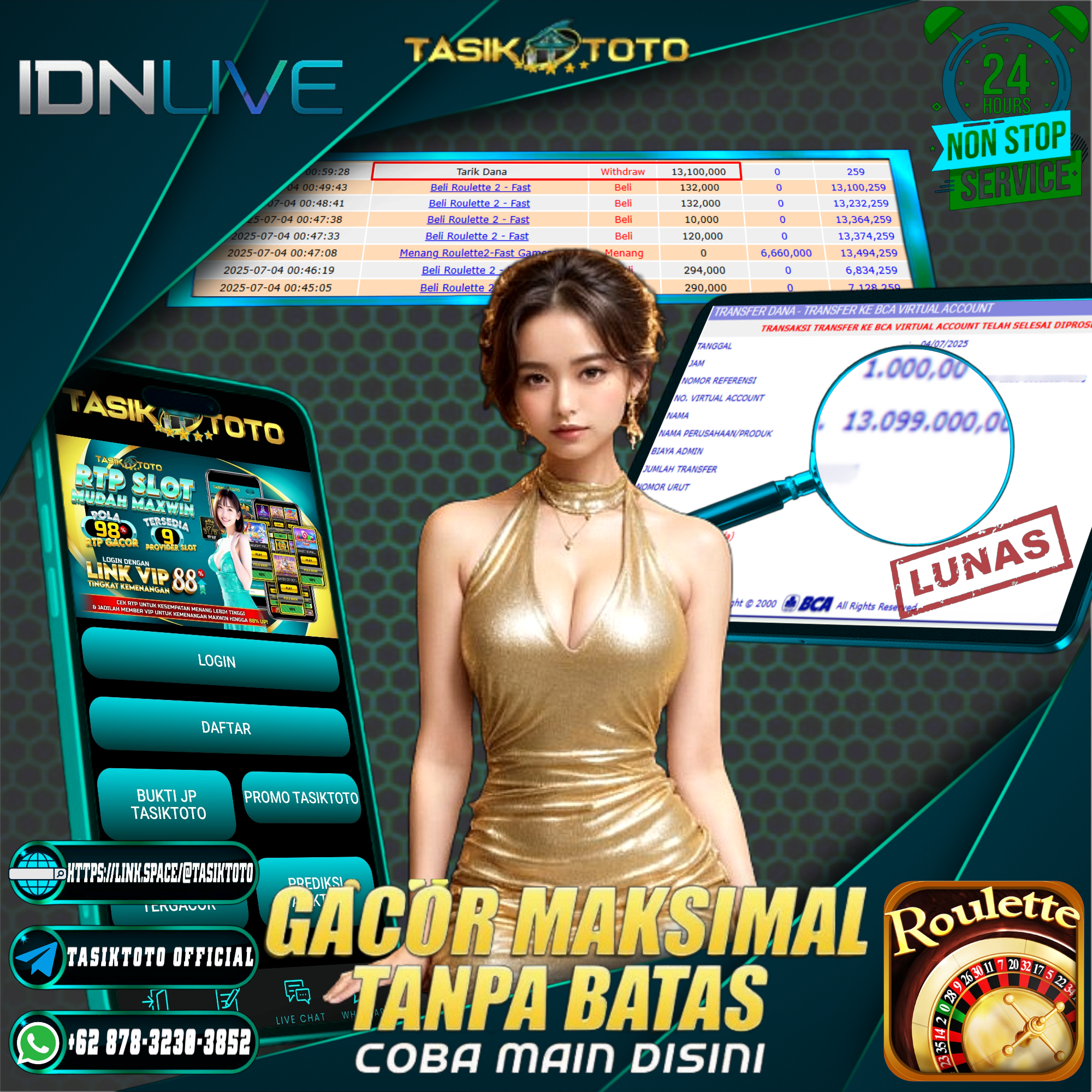 BUKTI JP TASIKTOTO – 4 JULI 2025