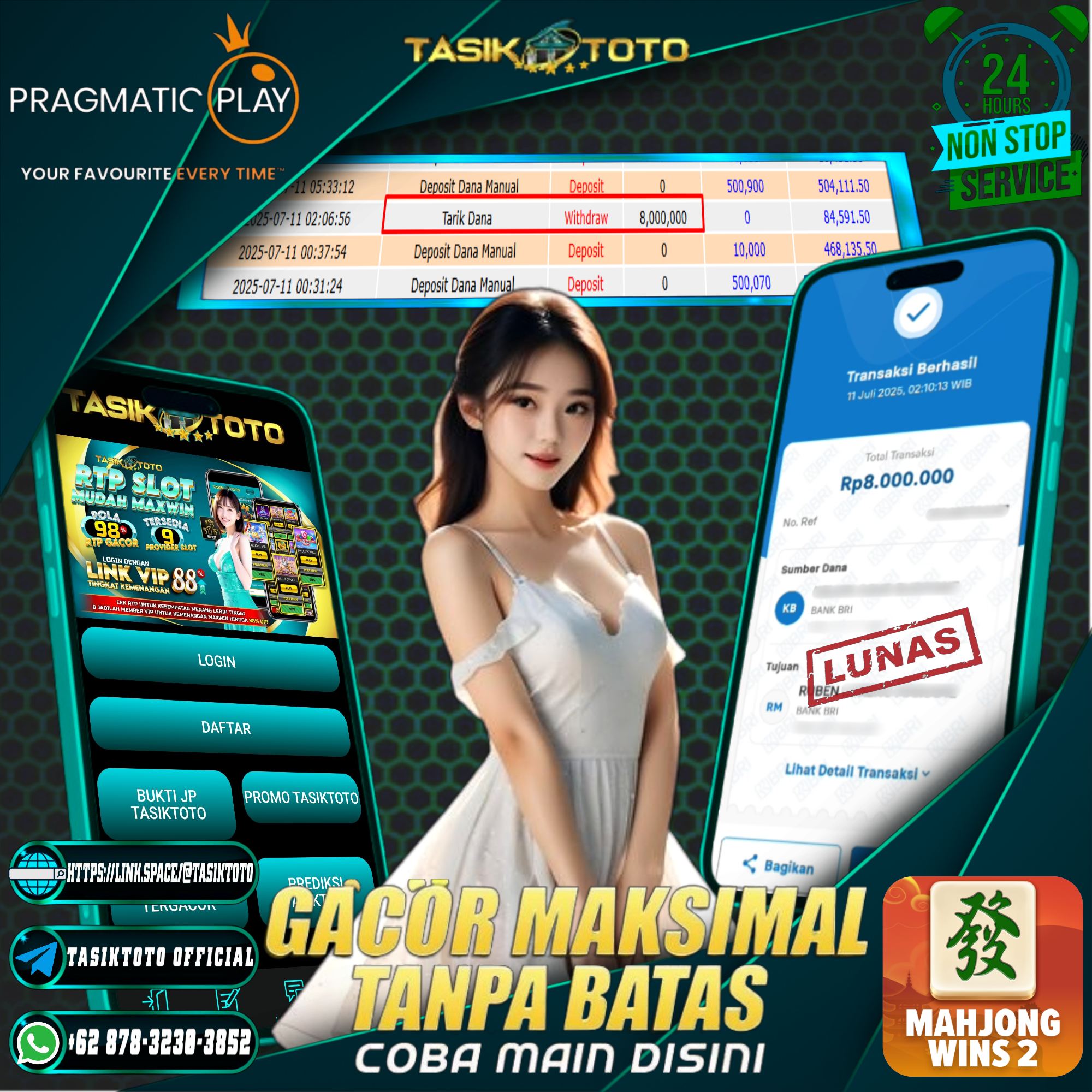 BUKTI JP TASIKTOTO – 11 JULI 2025