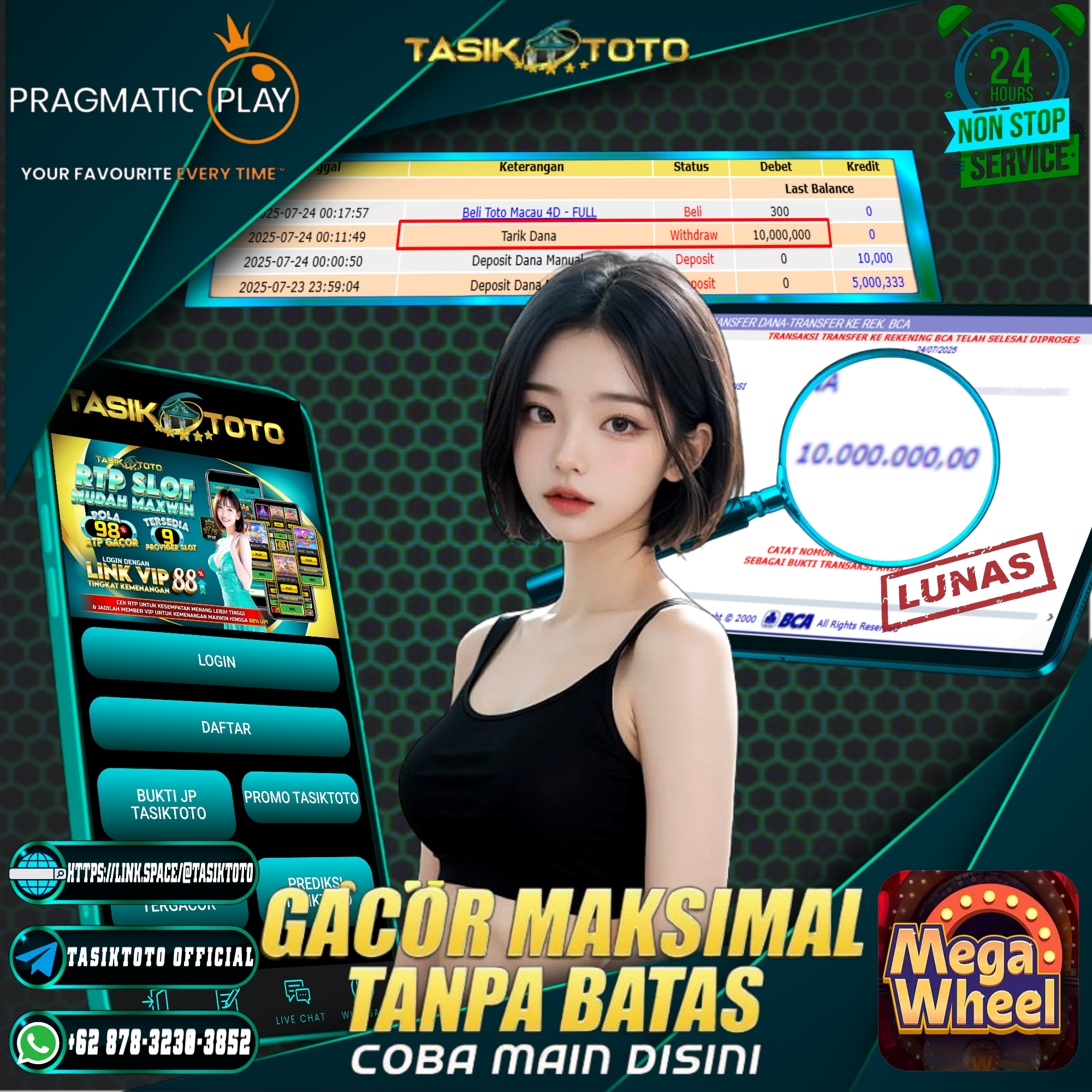 BUKTI JP TASIKTOTO – 24 JULI 2025