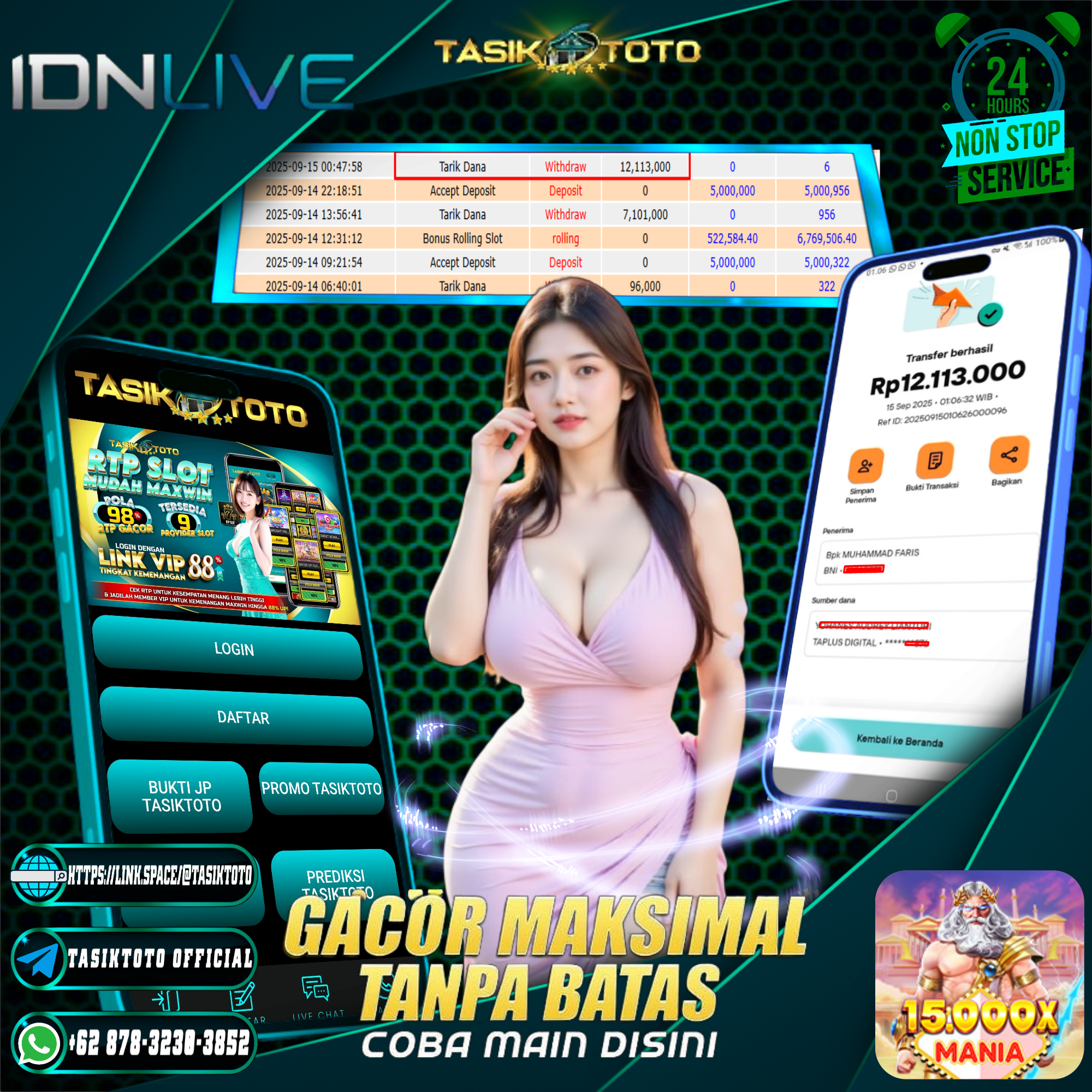 BUKTI JP TASIKTOTO – 15 SEPTEMBER 2025