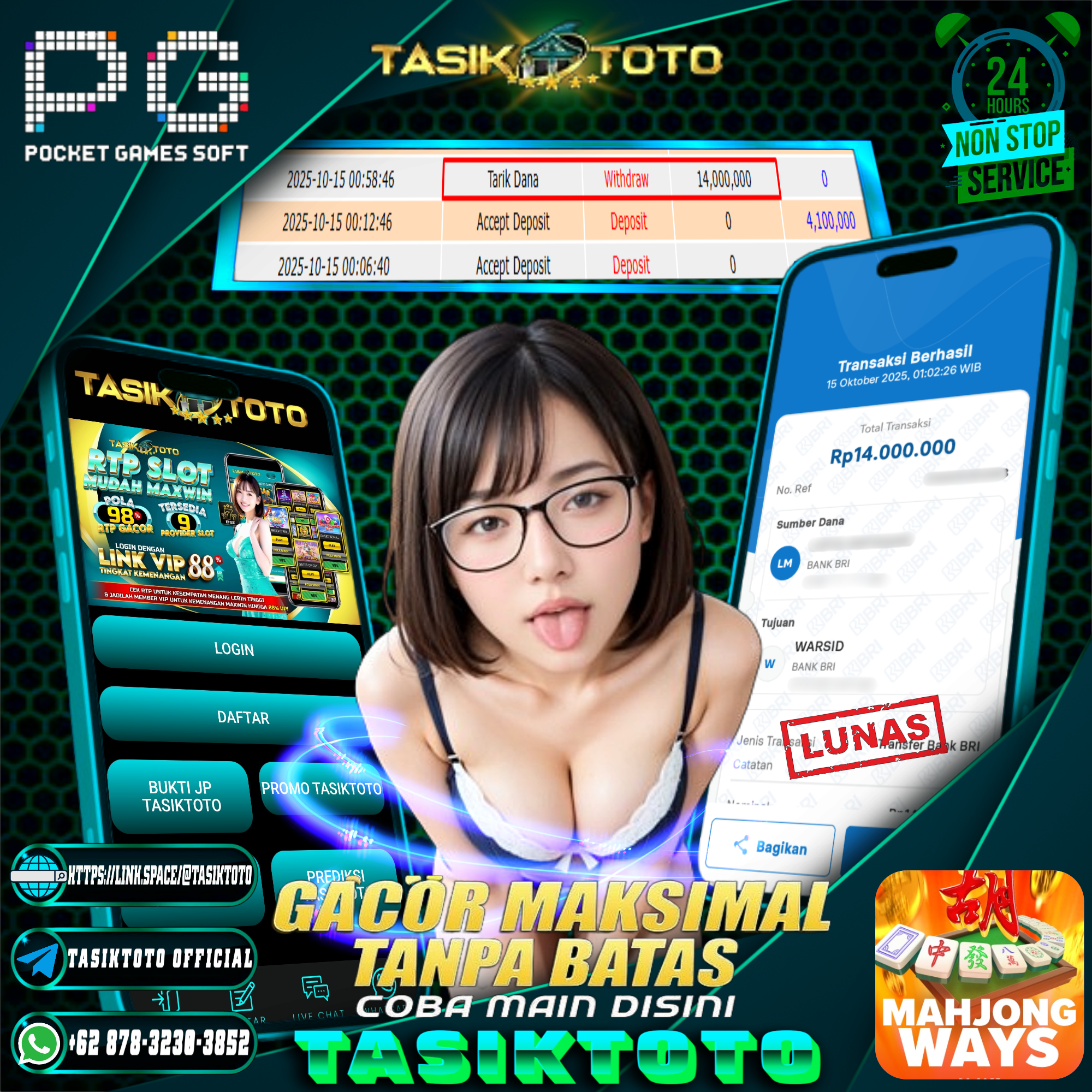 BUKTI JP TASIKTOTO – 15 OKTOBER 2025