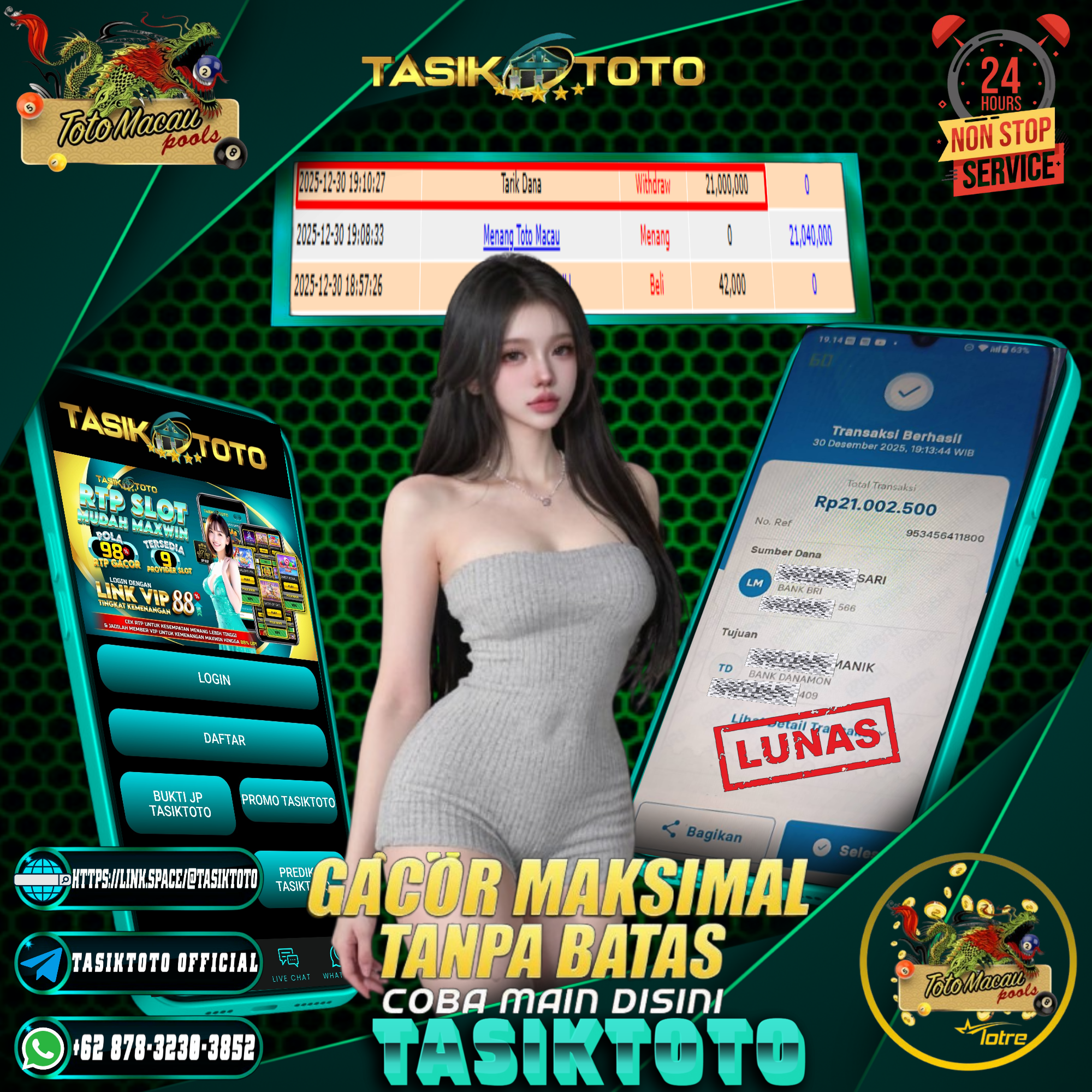 BUKTI JP TASIKTOTO – 31 DESEMBER 2025