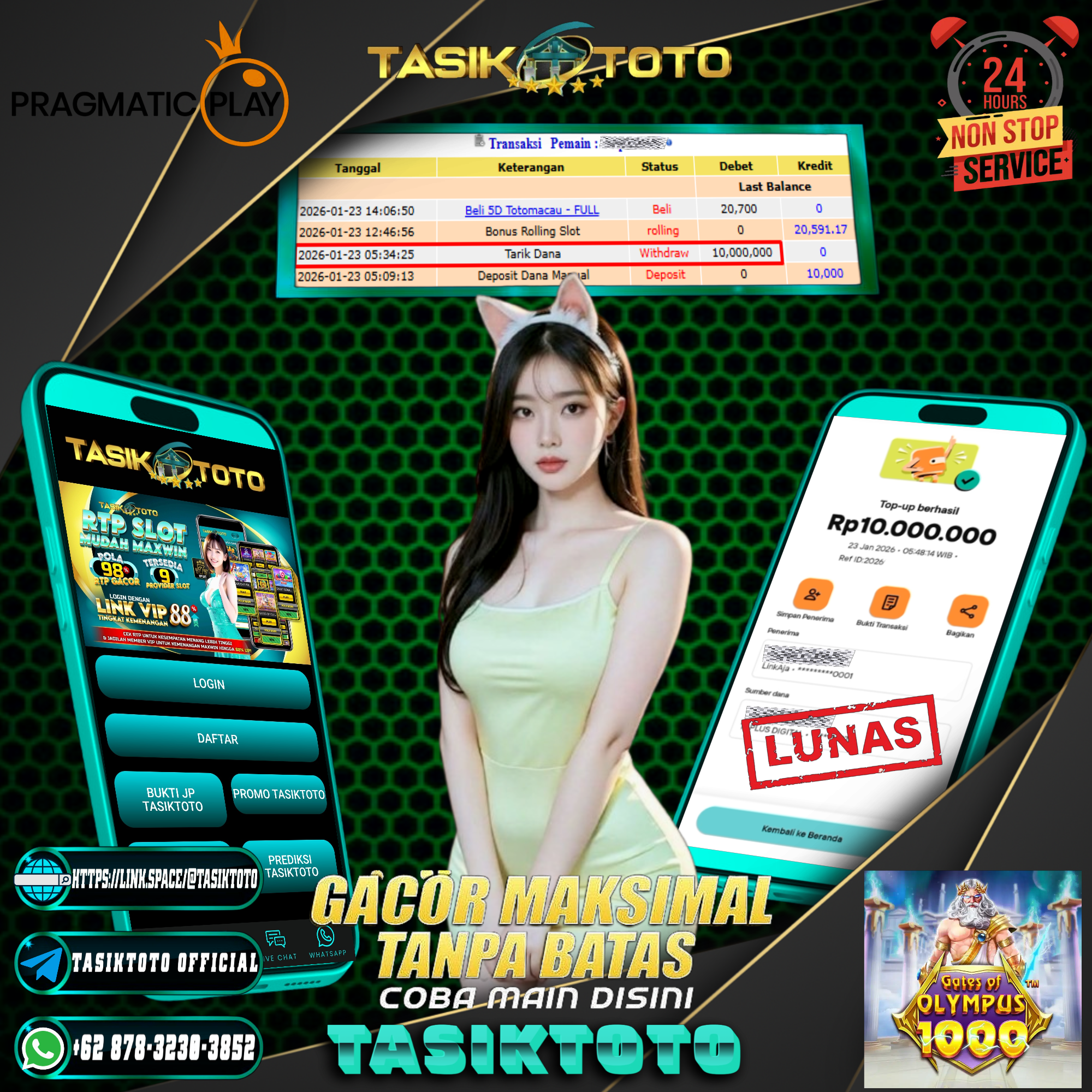 BUKTI JP TASIKTOTO – 24 JANUARI 2026