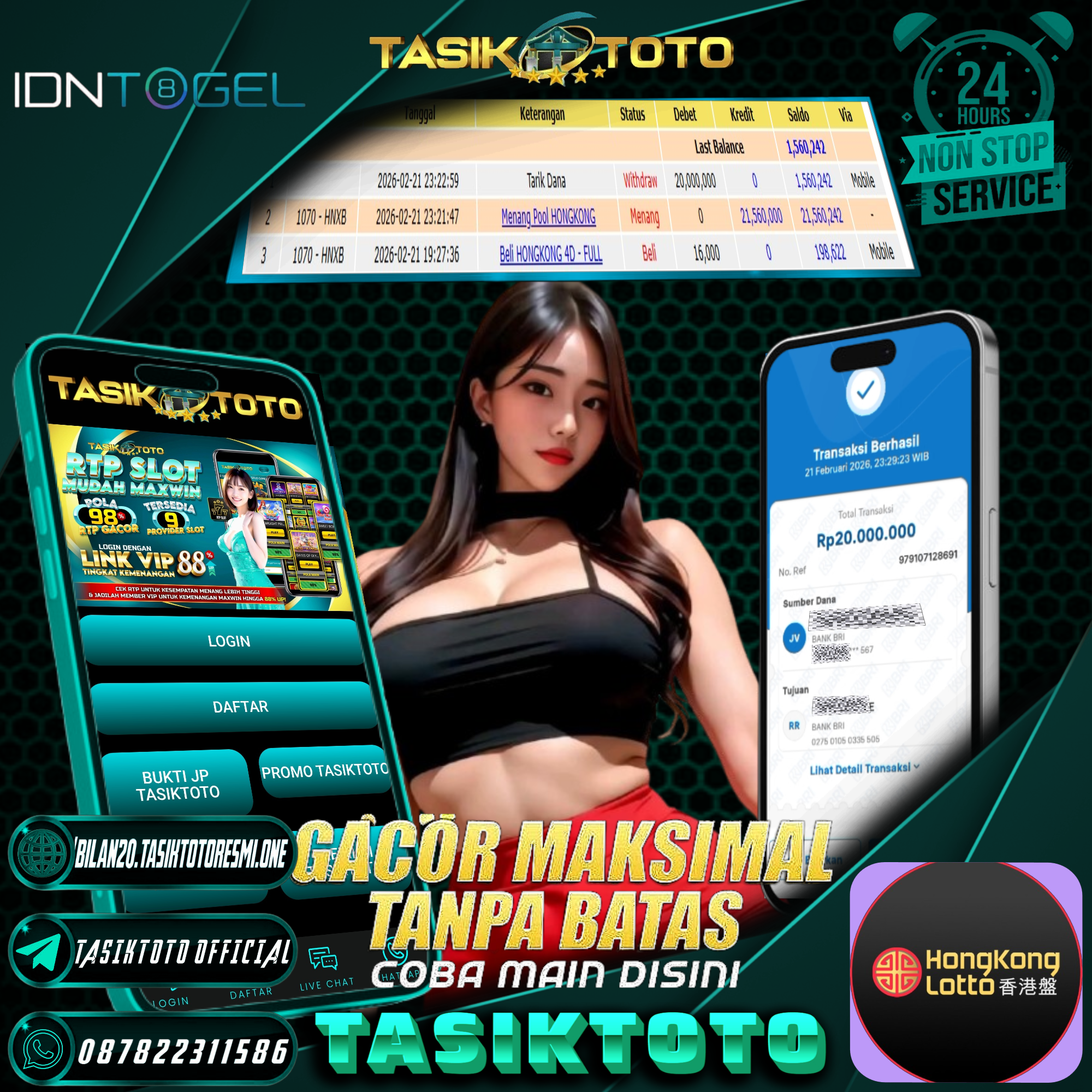 BUKTI JP TASIKTOTO – 22 FEBRUARI 2026