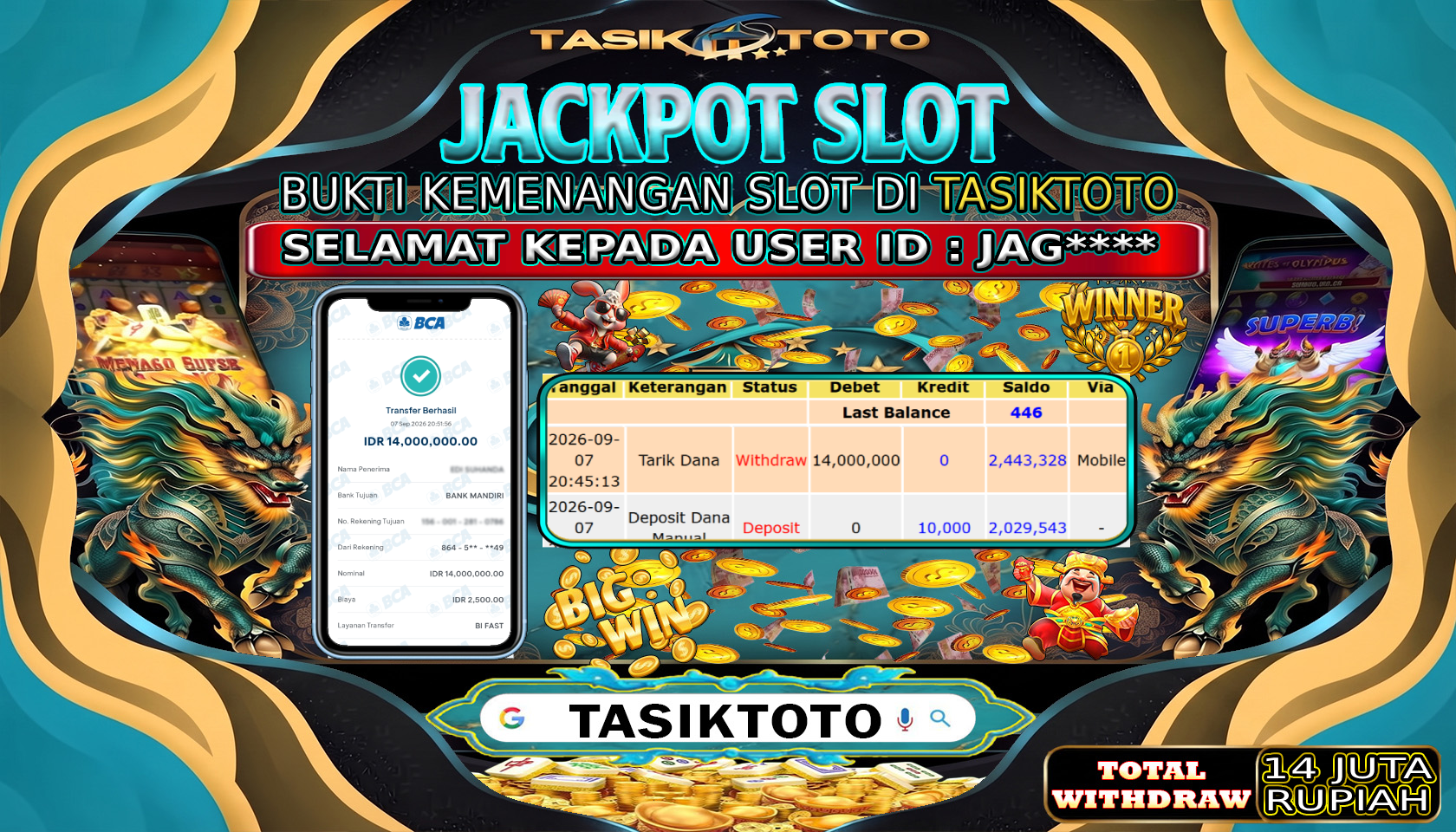 BUKTI JP TASIKTOTO – 07 SEPTEMBER 2026